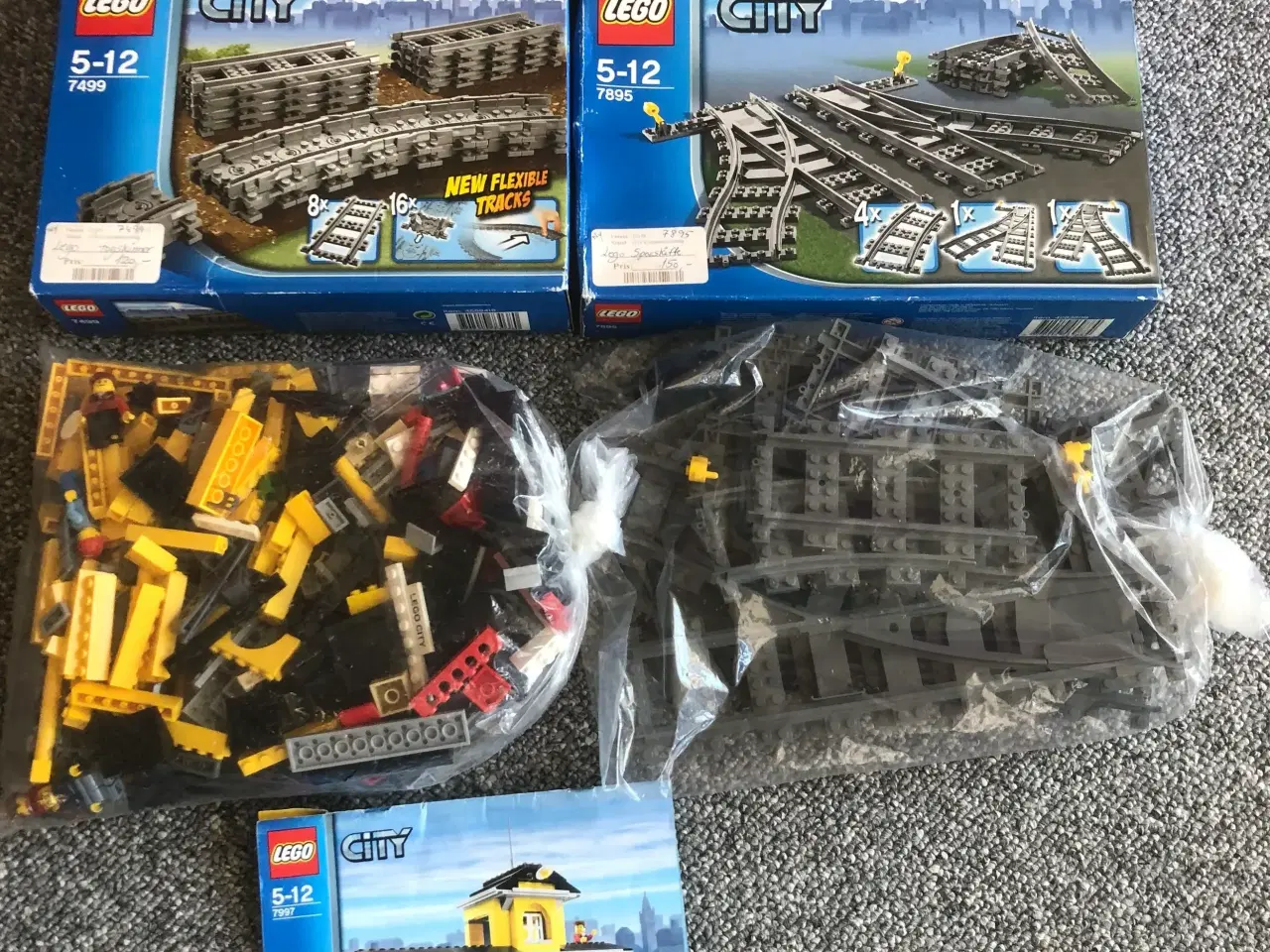 Billede 3 - Kæmpe togbane med ekstra skinner