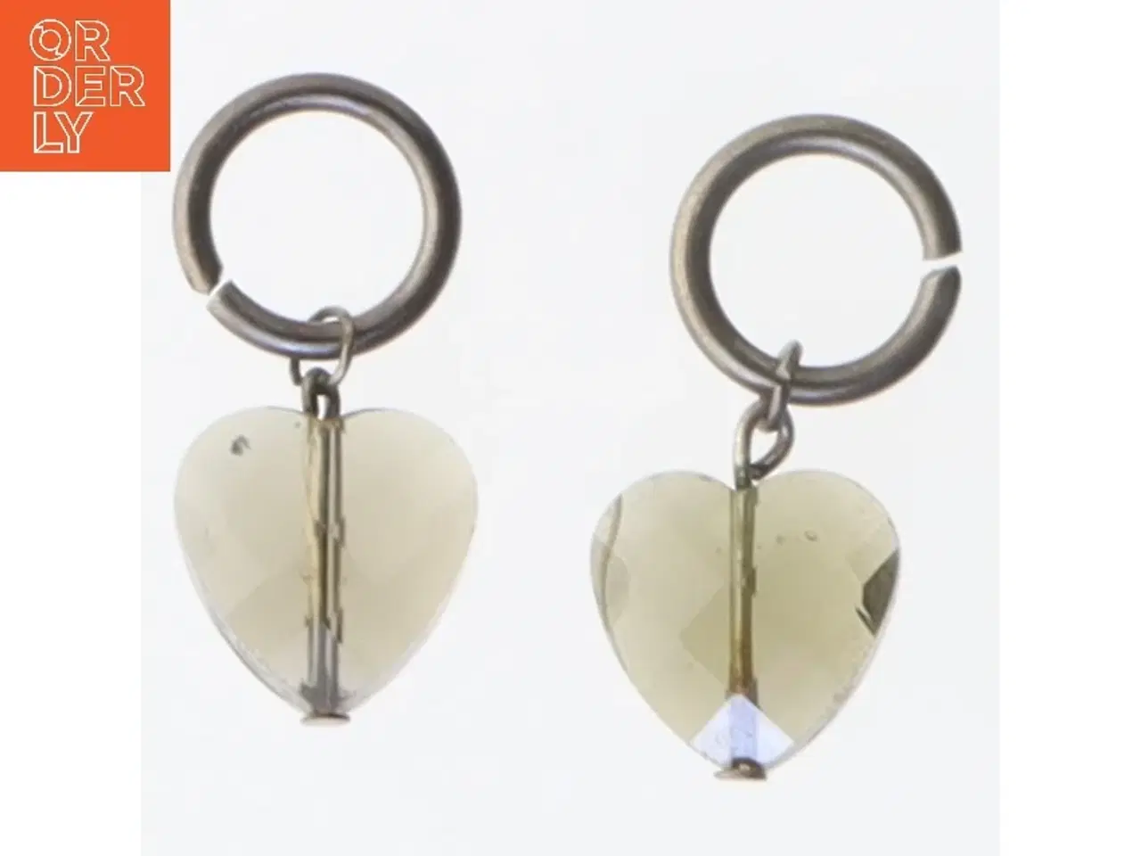 Billede 1 - Hjerteformede smykke del  (str. 30 mm)