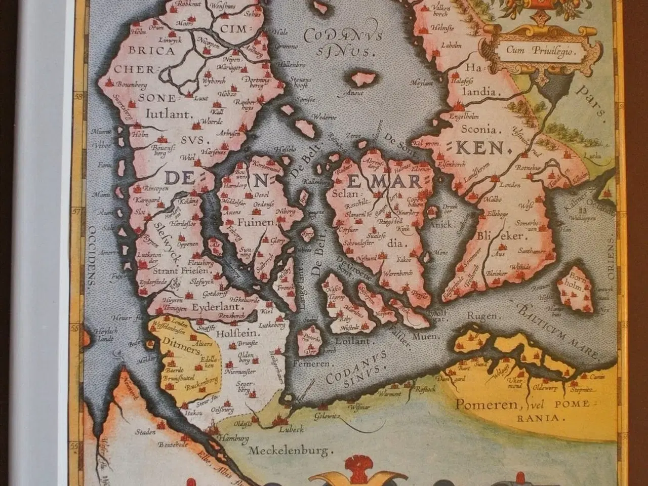 Billede 1 - gamle danmarkskort, af bo bramsen