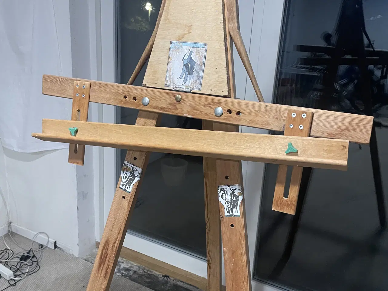 Billede 2 - Rustikt staffeli med patina