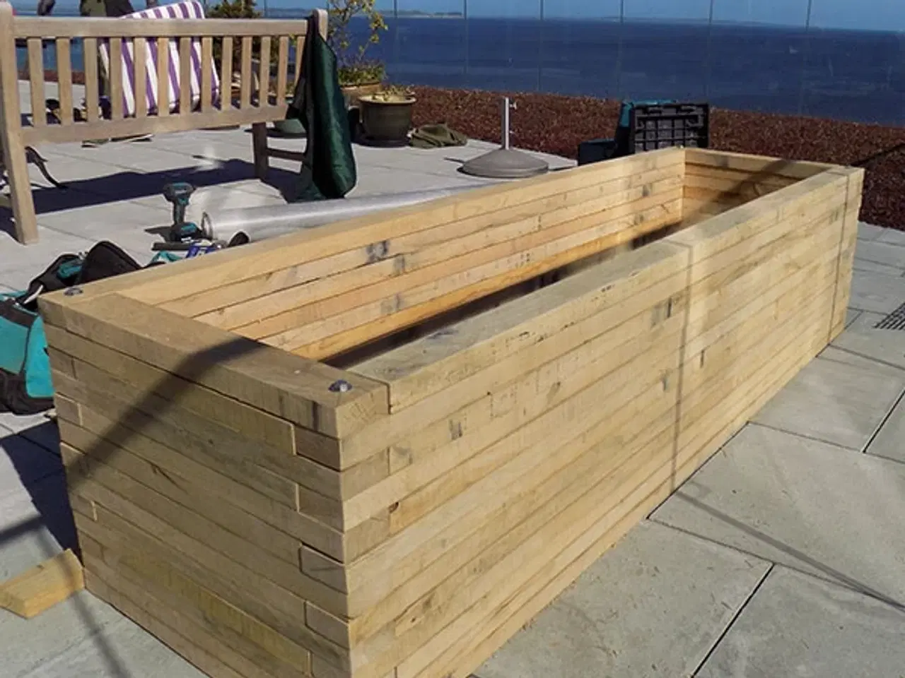 Billede 6 - Plantekasse i egetræ - byggesæt