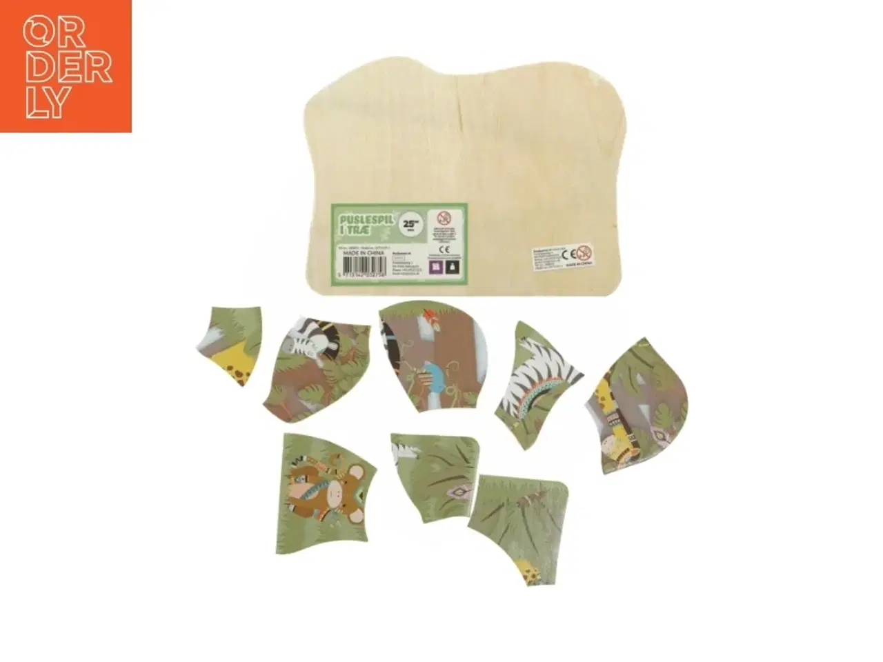 Billede 2 - Træ puslespil fra Nohro ApS (str. 23 x 17 cm)