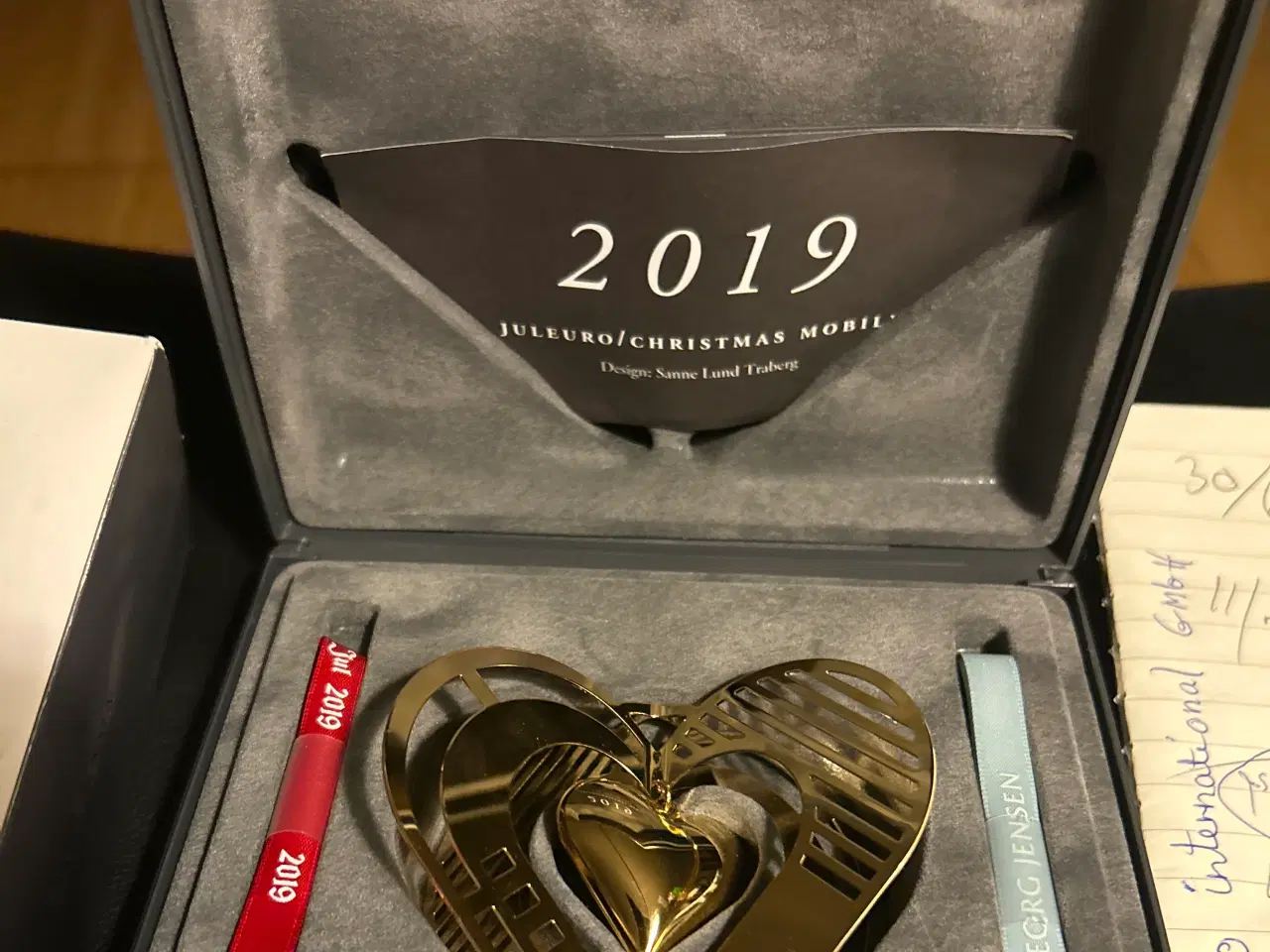 Billede 2 - George Jensen uro 2019  hjerte med pap omslag  nyt