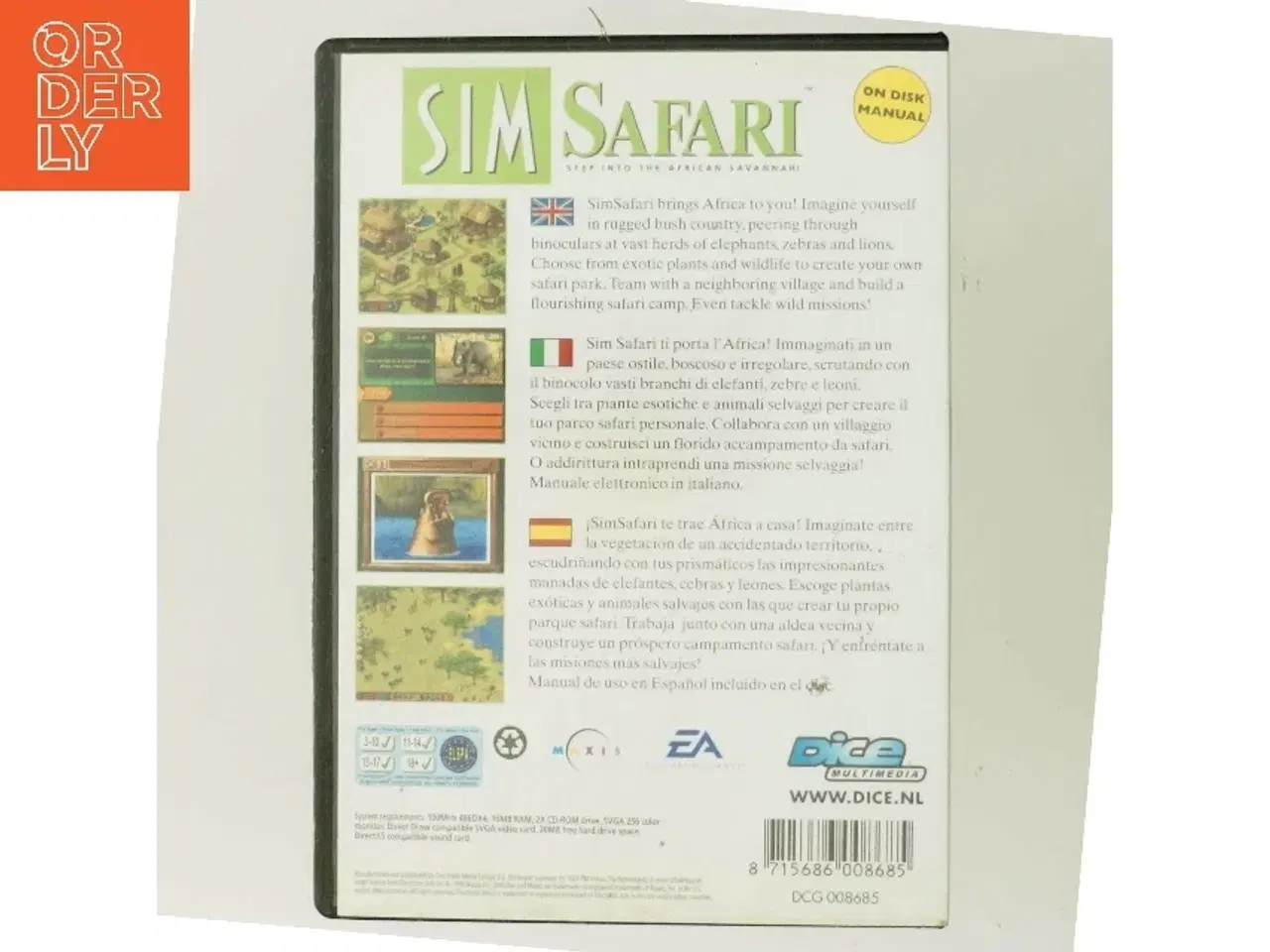 Billede 3 - Sim Safari (DVD)