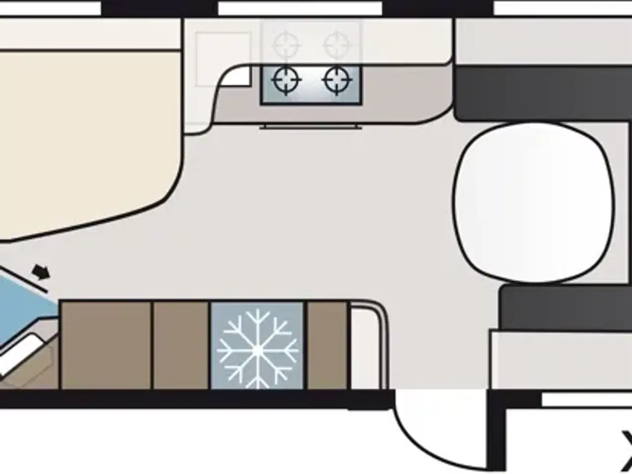 Billede 1 - Campingvogn Kabe Royal 520 xl Ks