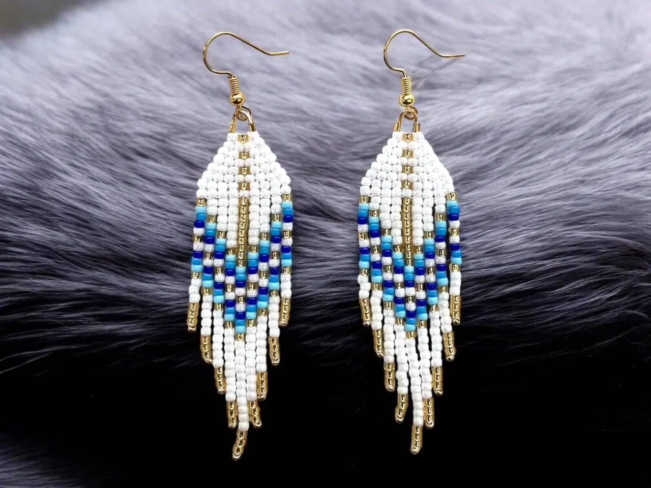 Billede 3 - Grønlandske perle øreringe