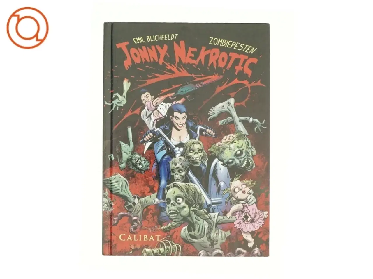 Billede 1 - Jonny Nekrotic. 1 : Zombiepesten af Emil Blichfeldt (Bog)