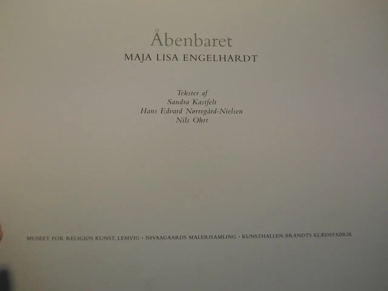 Billede 2 - åbenbaret, af maja lisa engelhardt, emne: kunst og