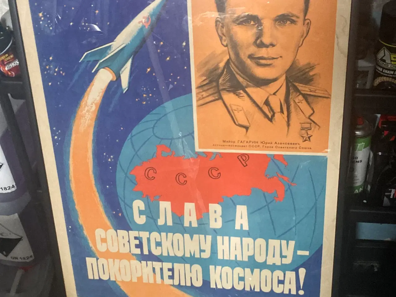 Billede 1 - yuri gagarin plakat 1961