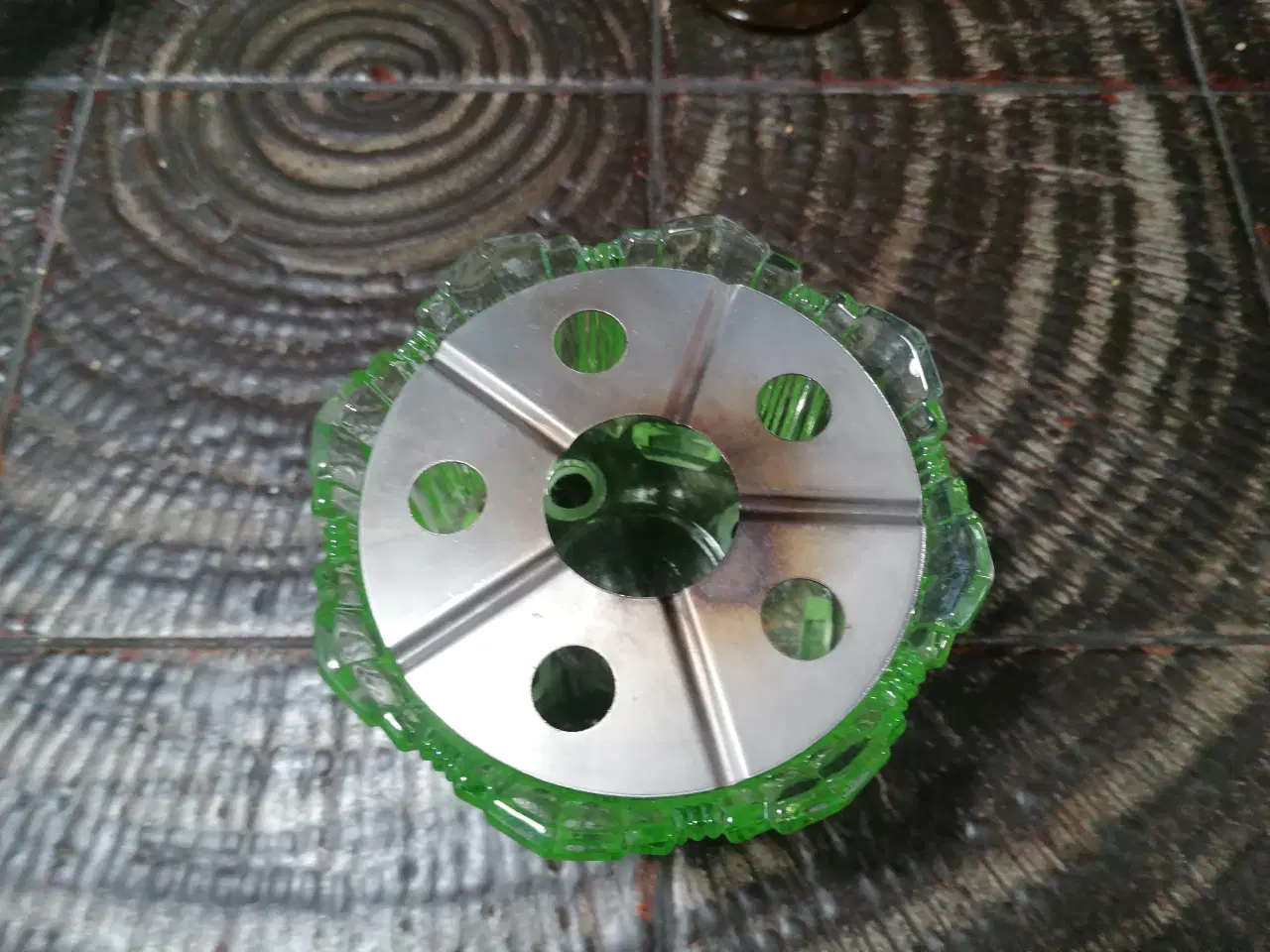 Billede 2 - Fyrfad Tevarmer Uran Holmegaard