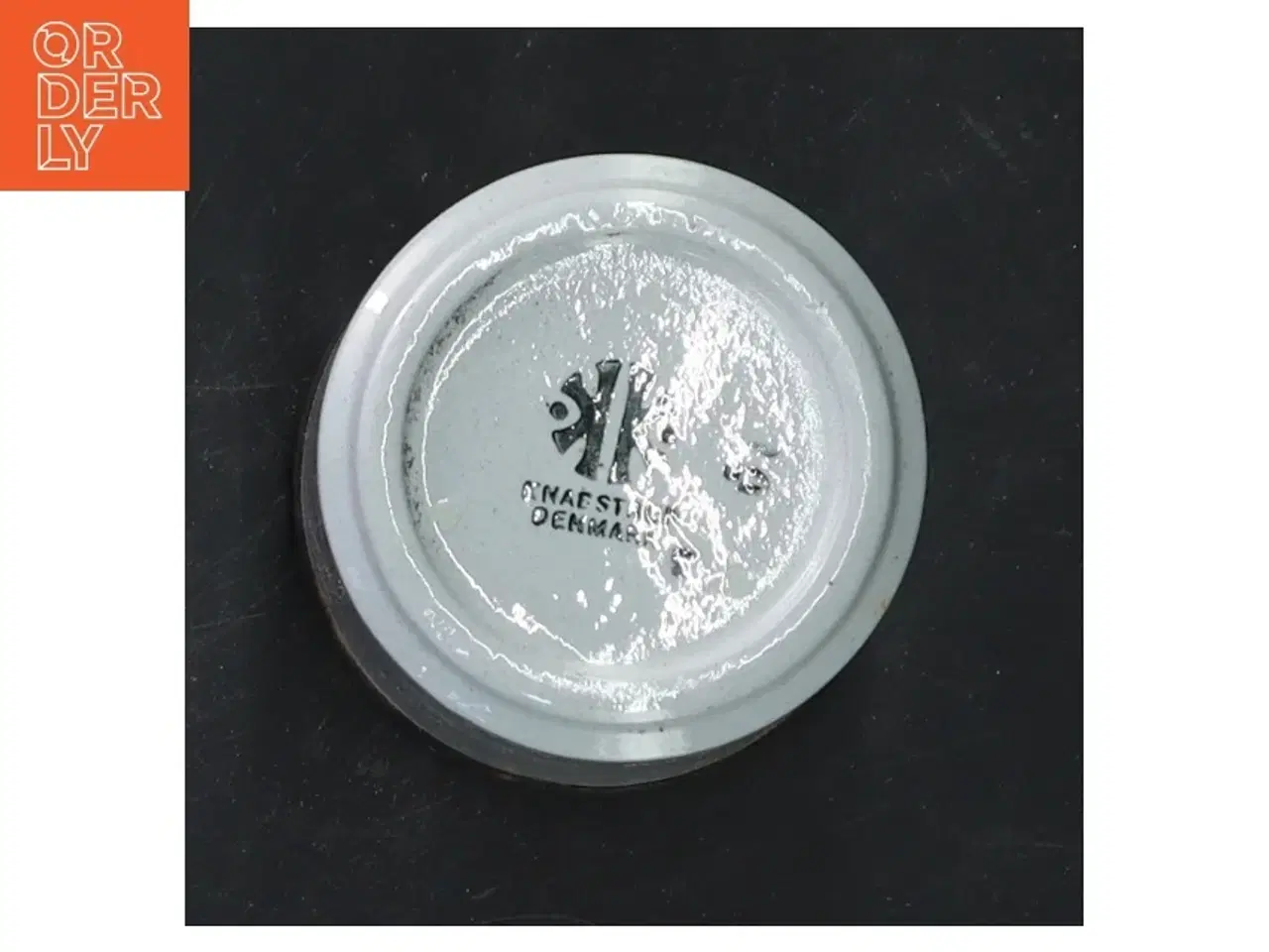 Billede 2 - Keramisk krukke med låg fra Knæstør (str. 7,5x7 cm)