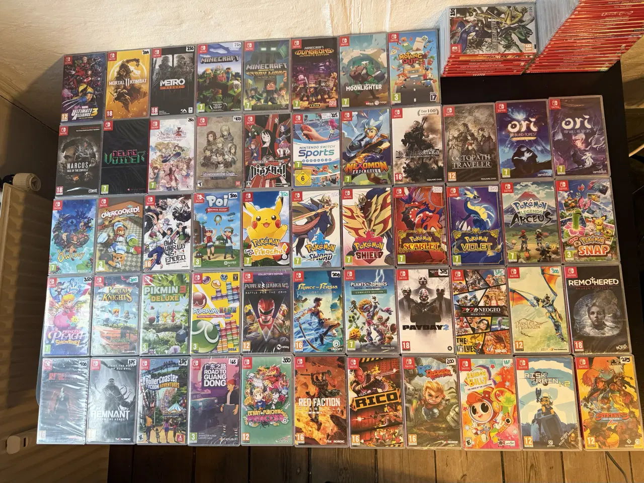 Billede 12 - Seperate Priser! 200 stk Nintendo Switch Spil