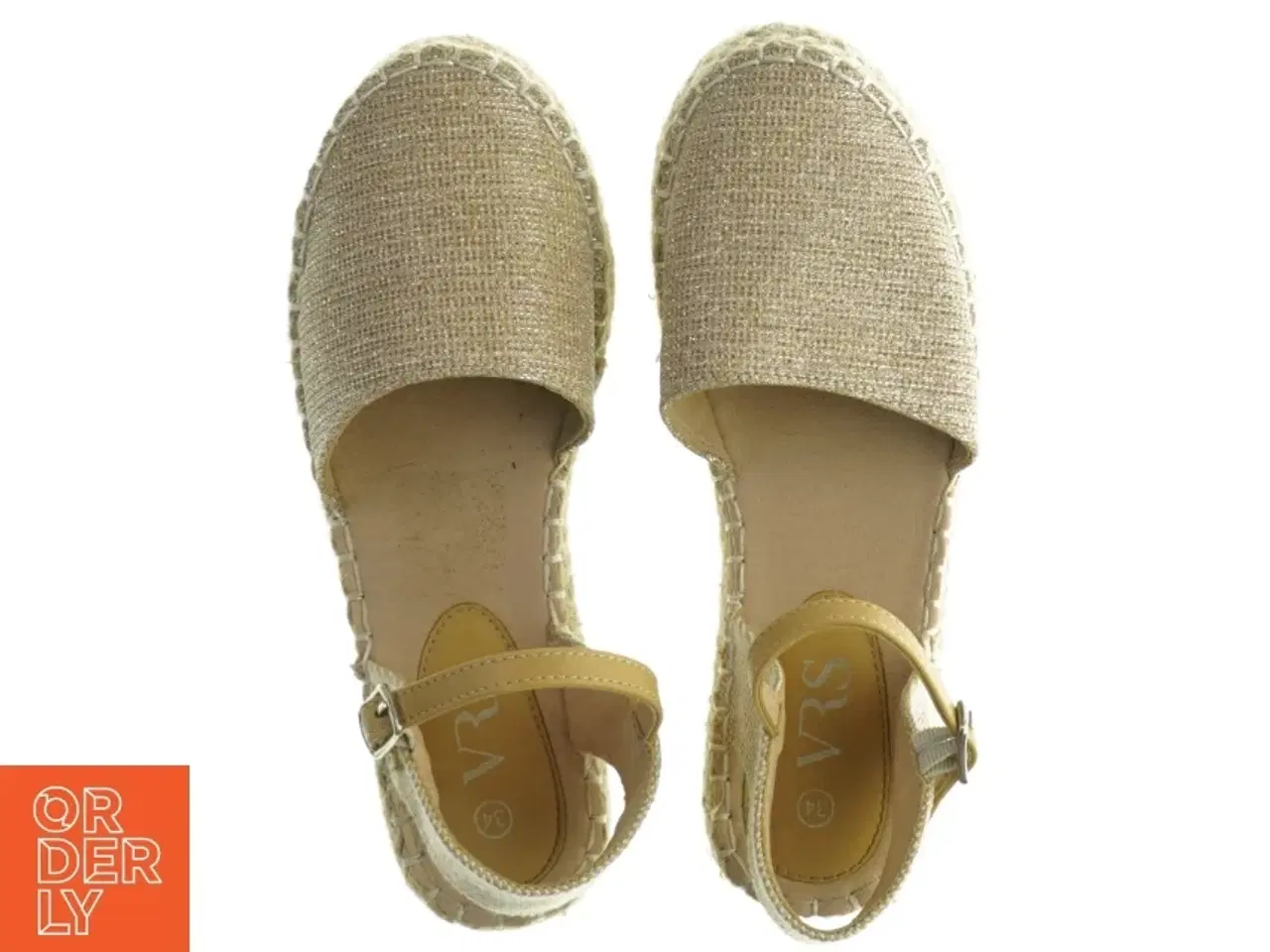 Billede 2 - Espadrilles med glimmer fra VRS (str. 34)