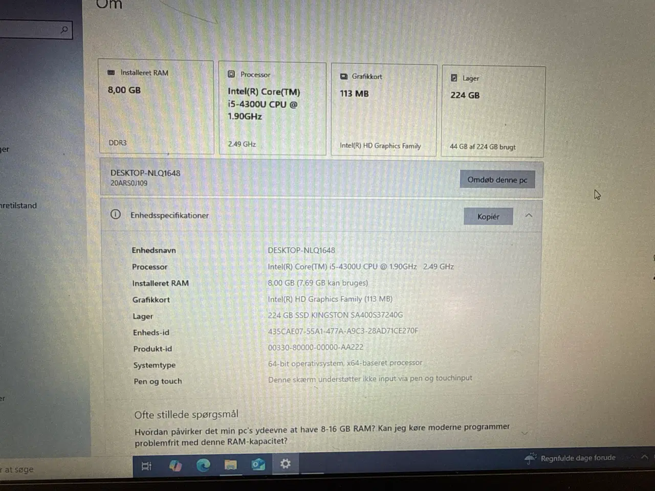 Billede 7 - Lenovo T440S laptop