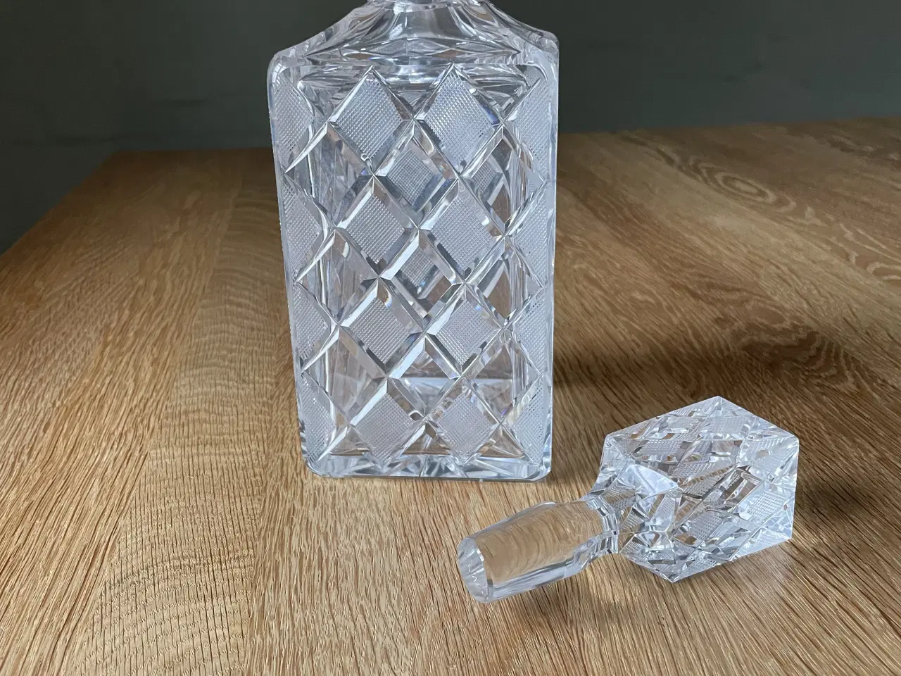 Billede 2 - Karaffel i krystalglas