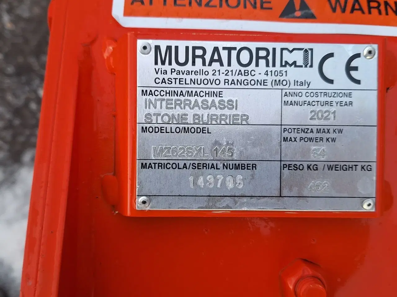 Billede 5 - Muratori MZ62SXL -145