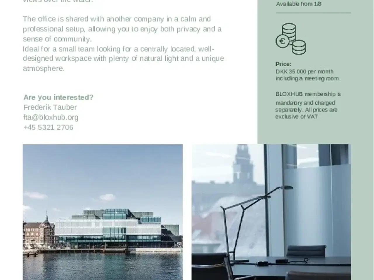 Billede 6 - Kontor i BLOXHUB – i en af Københavns mest ikoniske bygninger