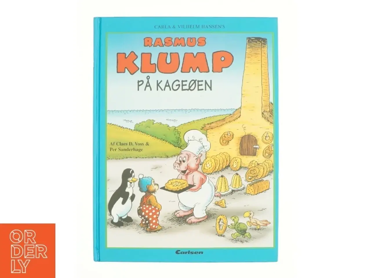 Billede 1 - Rasmus Klump på kageøen af Carla & Vilhelm Hansen (Bog)