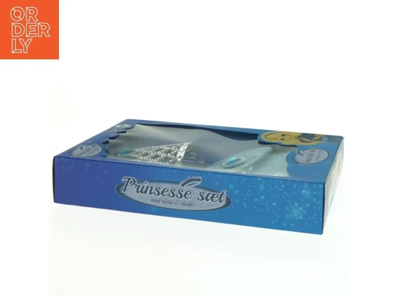 Billede 2 - Prinsesse sæt med tiara og taske (str. 27 x 19 x 5 cm)