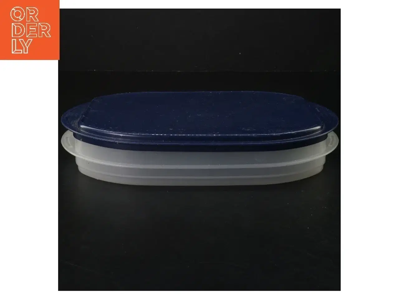 Billede 1 - Plastik opbevaringsboks fra Tupperware med låg (str. 26x17x5 cm)