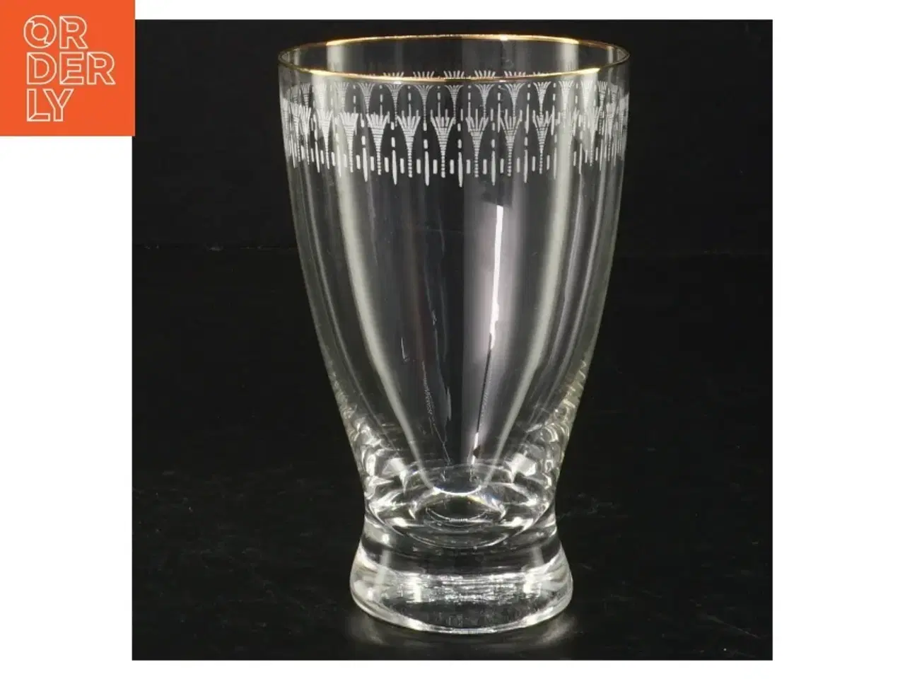 Billede 2 - Glas med guldkant (str. 12,5 cm)