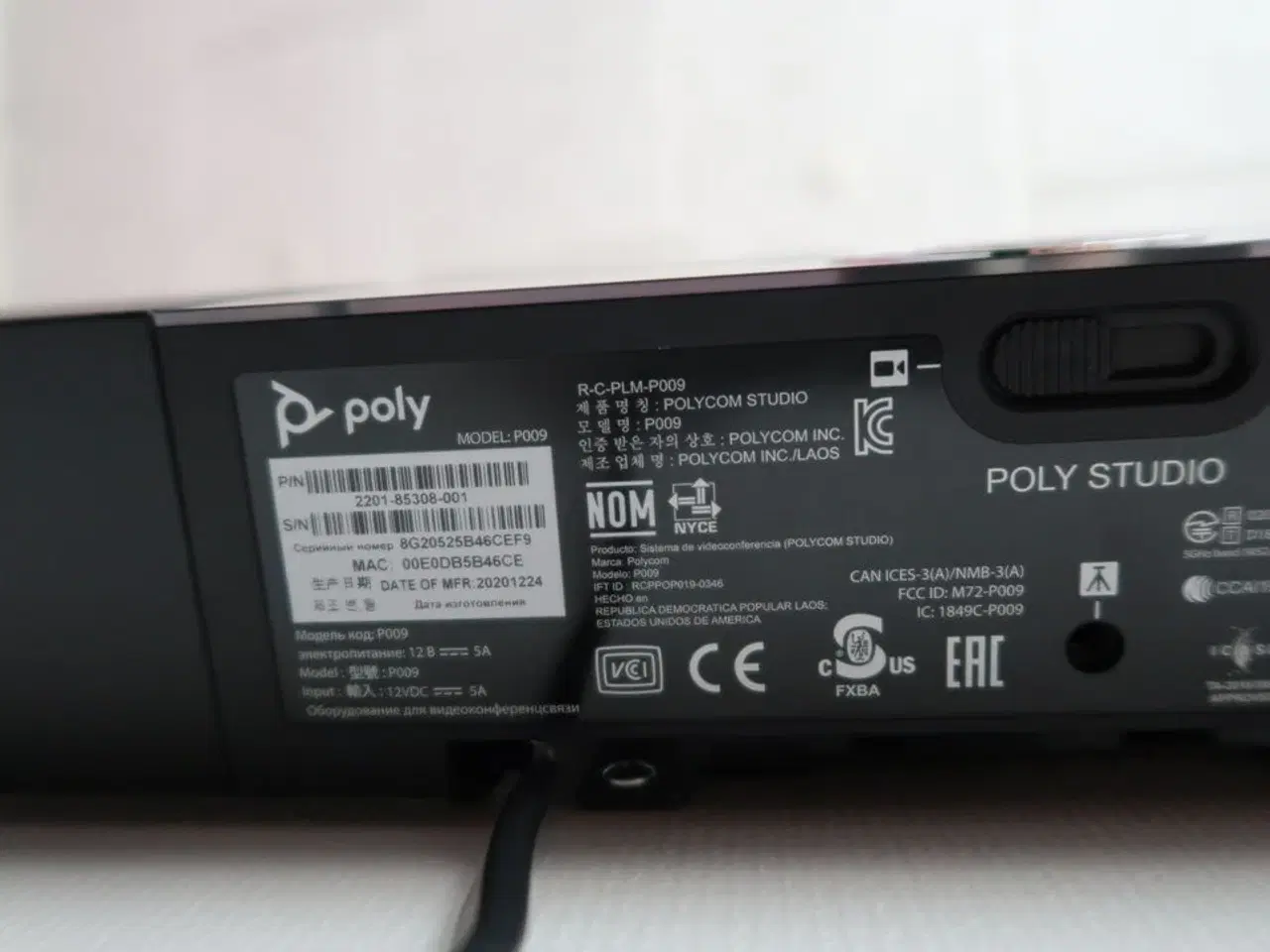 Billede 2 - Videokonferencesystem POLY R-C-PLM-P009 med fjernbetjening