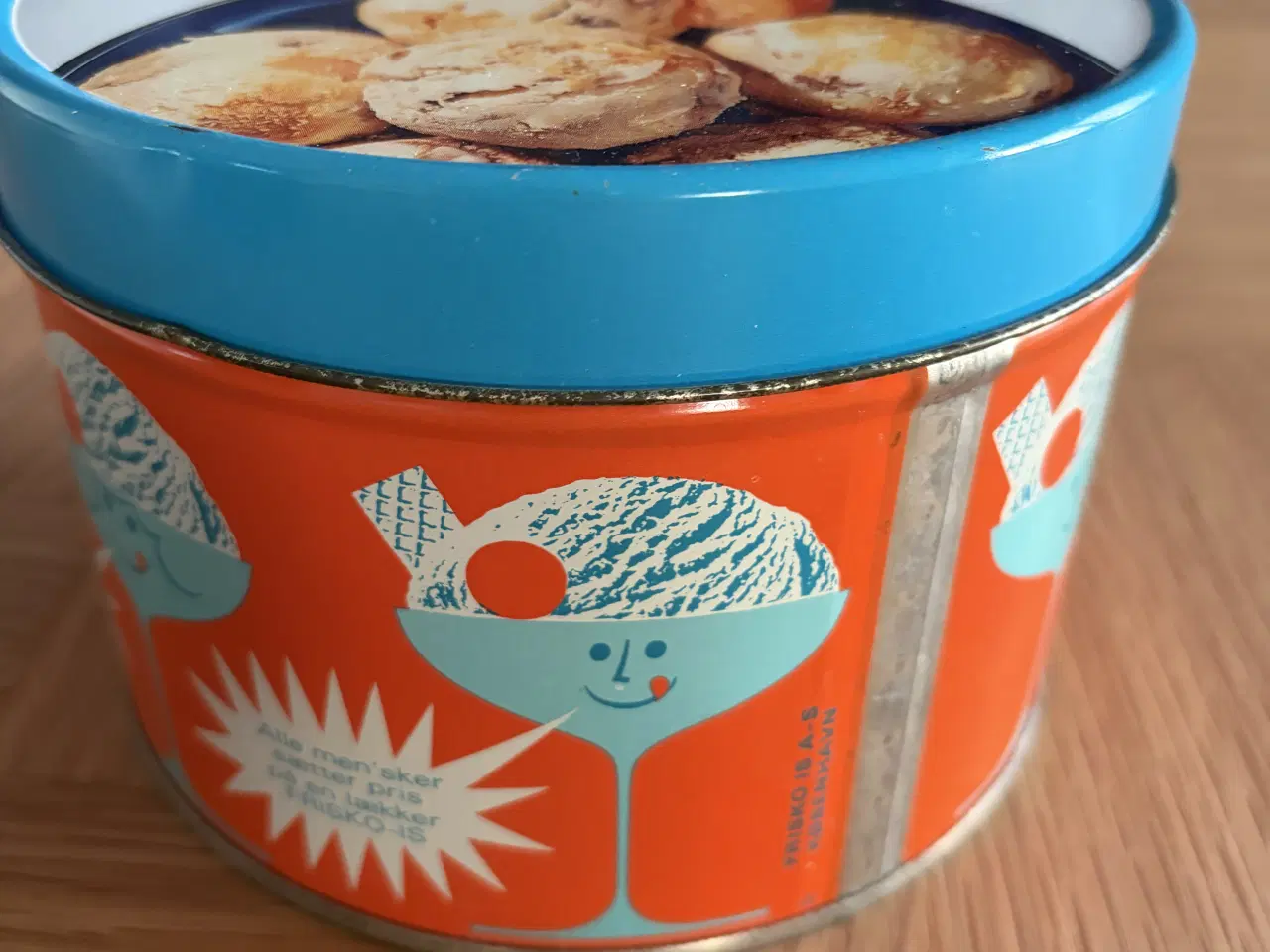 Billede 2 - Frisko Danilo isdåse i metal – retro samlerobjekt 