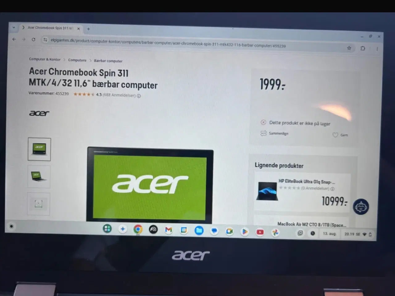 Billede 8 - Acer Cromebook Spin 311