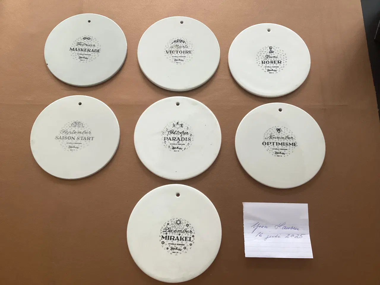 Billede 2 - Bjørn Wiinblad platter 7 sstk