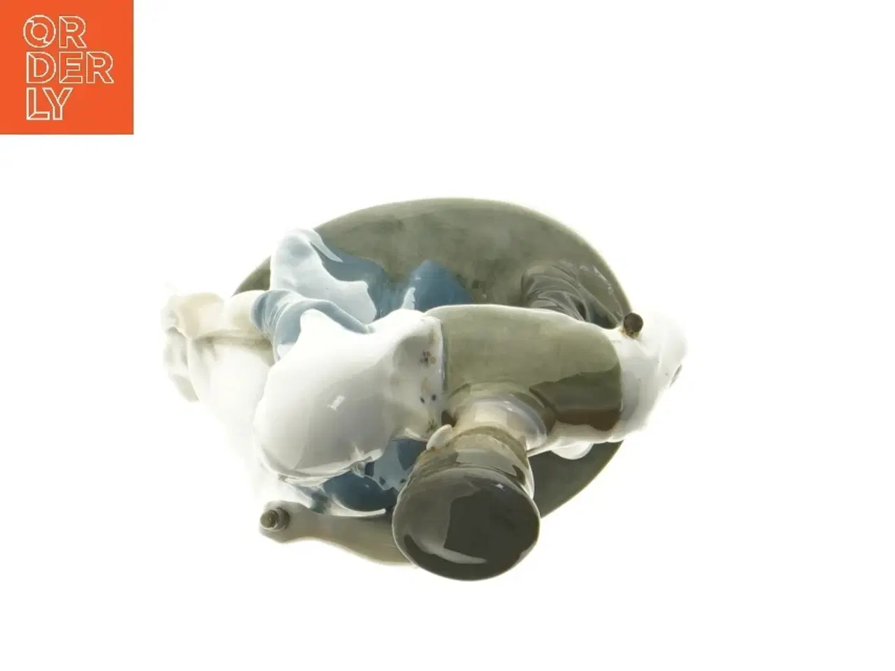 Billede 4 - Porcelænsfigur af landmandspar fra Royal Copenhagen (str. 20 cm)