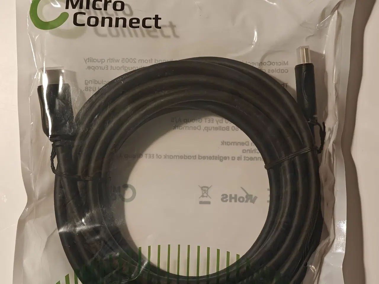 Billede 1 - Microconnect 5m. 8K HDMI kabel nyt.