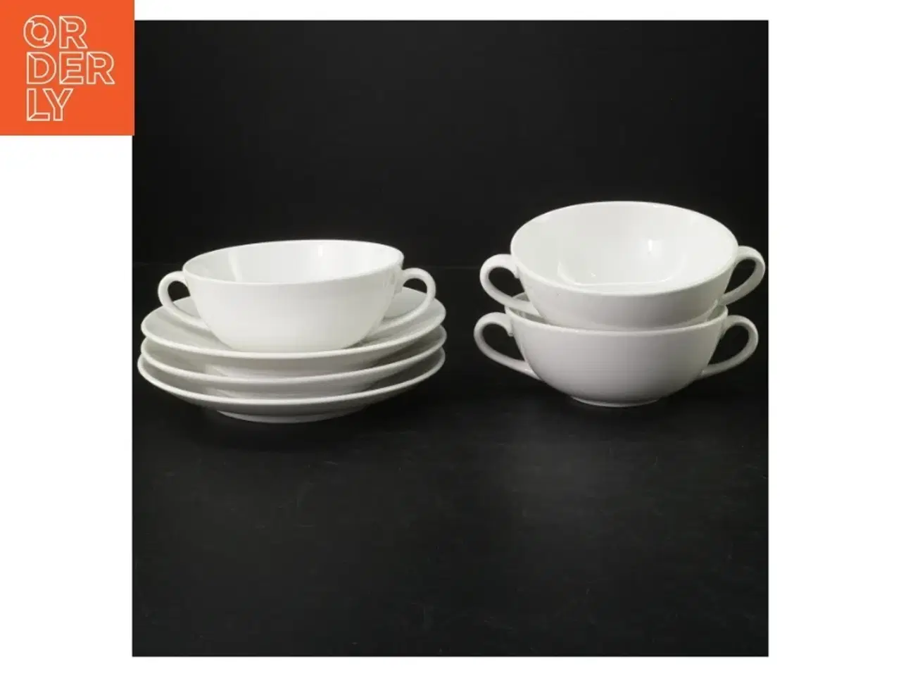 Billede 1 - Bouillion kopper fra Royal Copenhagen (str. Ø. og 17,5 cm. ø. 12,5 cm)