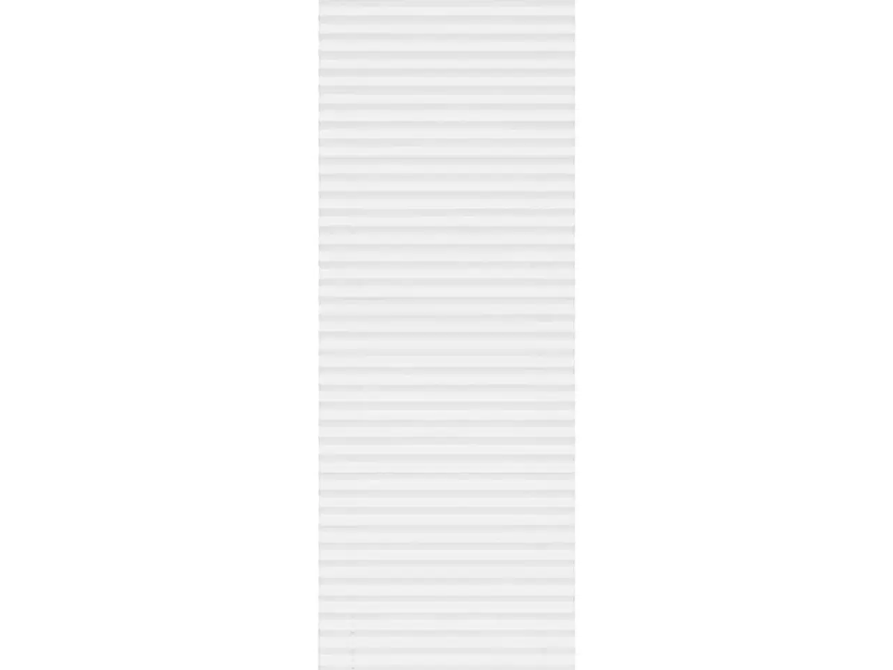 Billede 1 - Plisségardin Hvid 45x150 cm Stofbredde 44,4 cm Polyester