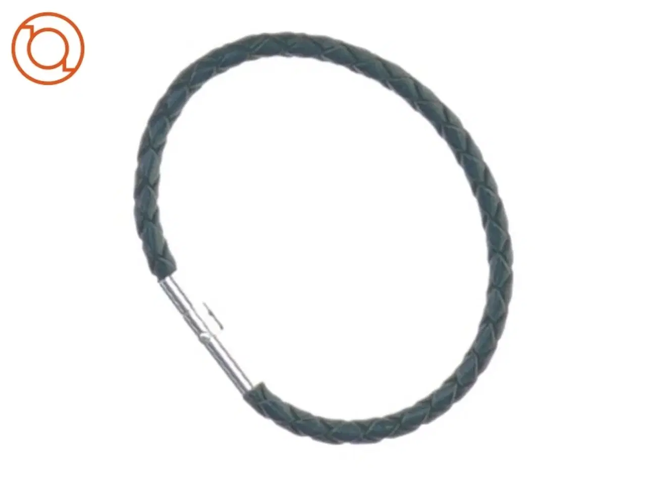 Billede 2 - flettet læder armbånd (str. 7 cm)