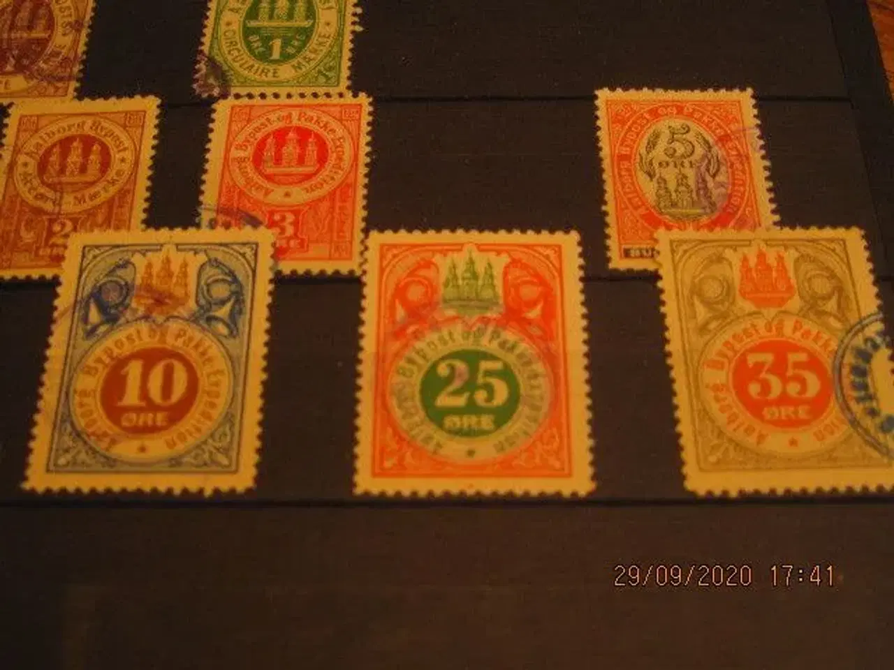 Billede 1 - Danske Bypost frimærker KØBES se billede