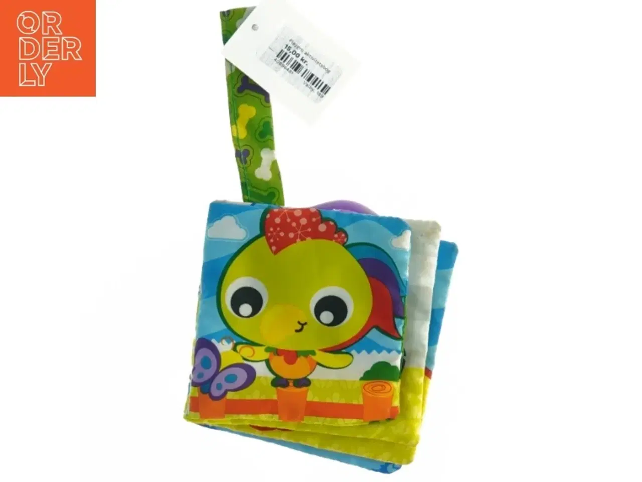 Billede 1 - Farverig blød bog til baby (str. 11 x 11 cm)