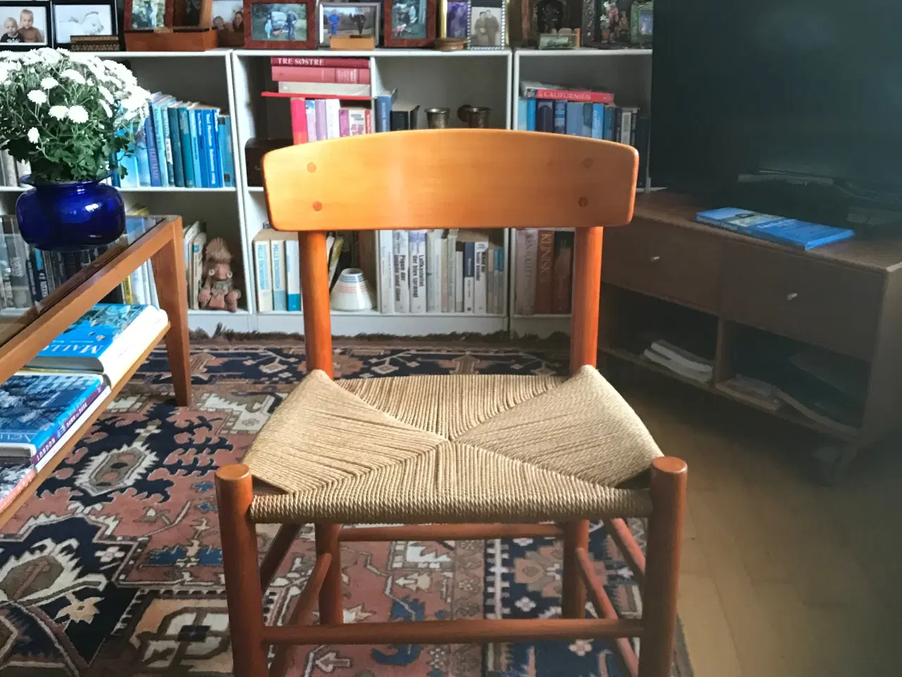 Billede 1 - Spisebordsstole med fletsæde 4 stk