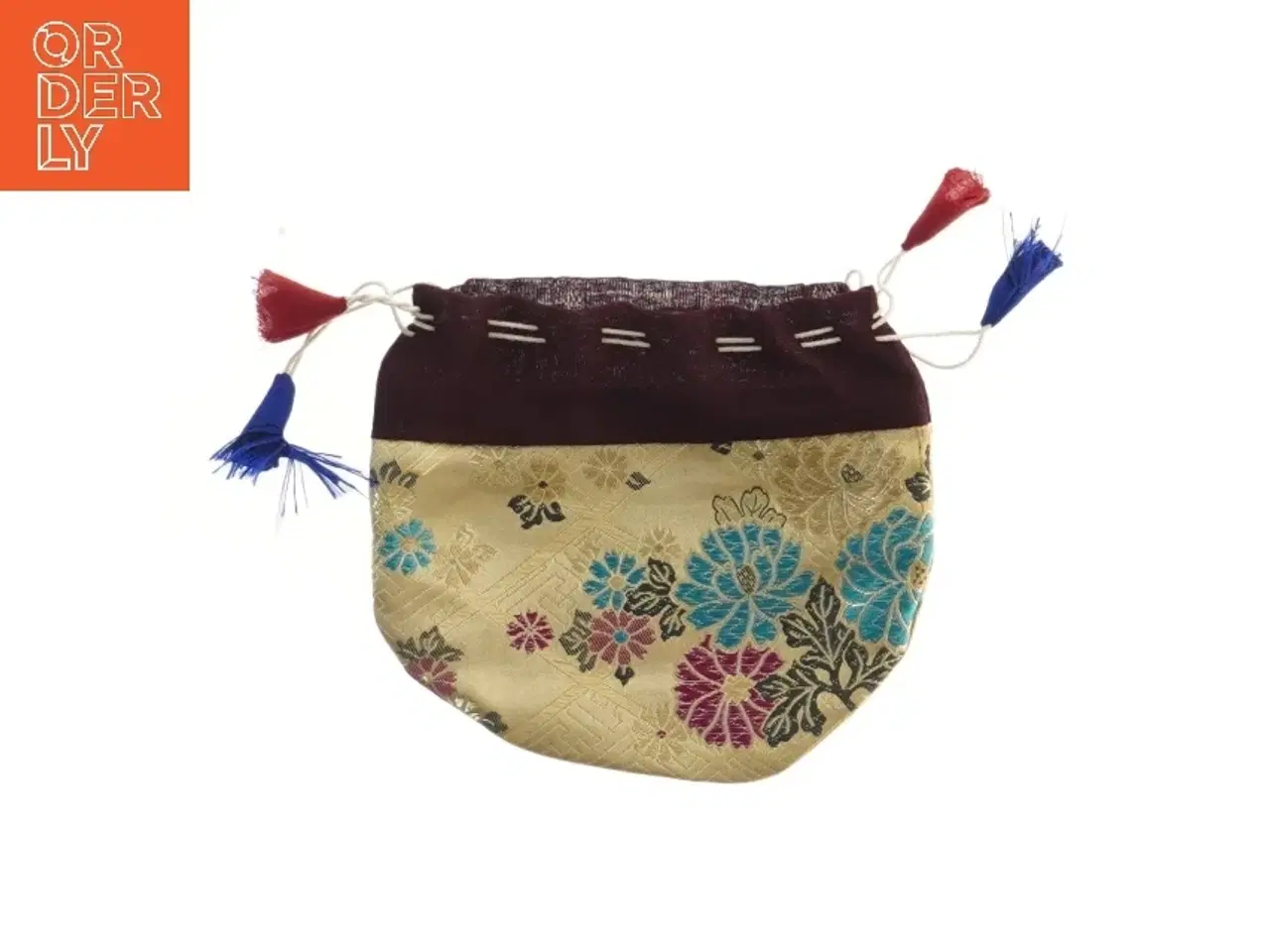 Billede 1 - Lille stof pung (str. 15x13 cm)
