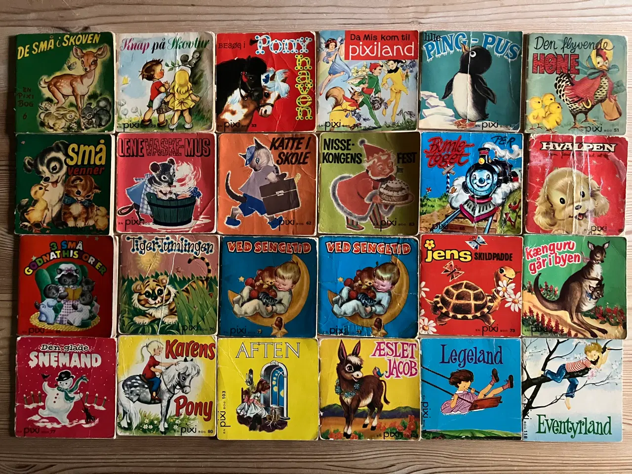 Billede 1 - Gamle,sjældne Pixi bøger fra Illustrationsforlaget