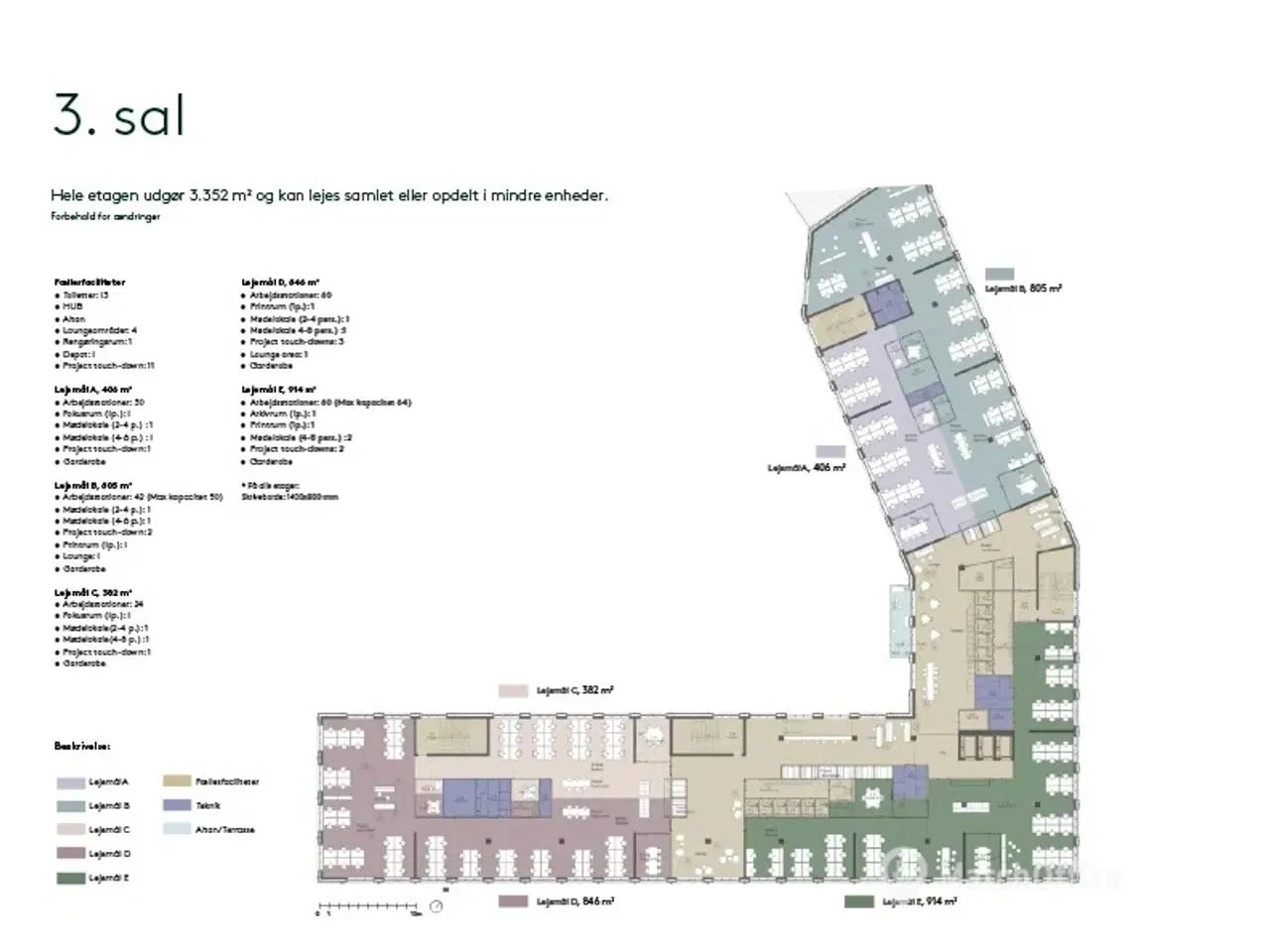 Billede 25 - 11.360 m² fleksibelt og nybygget kontor lige ved metro