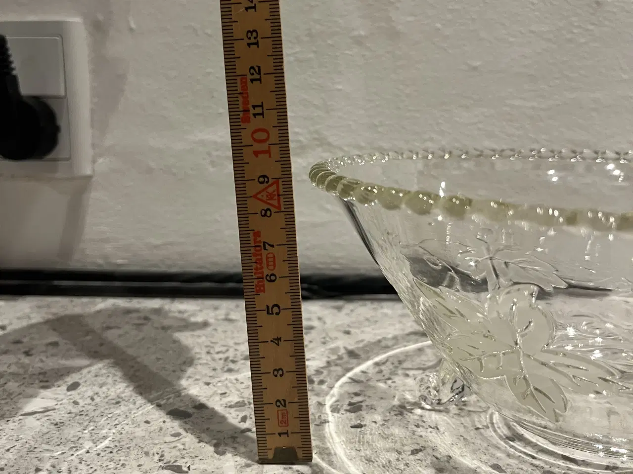 Billede 5 - Flot glasskål på fødder