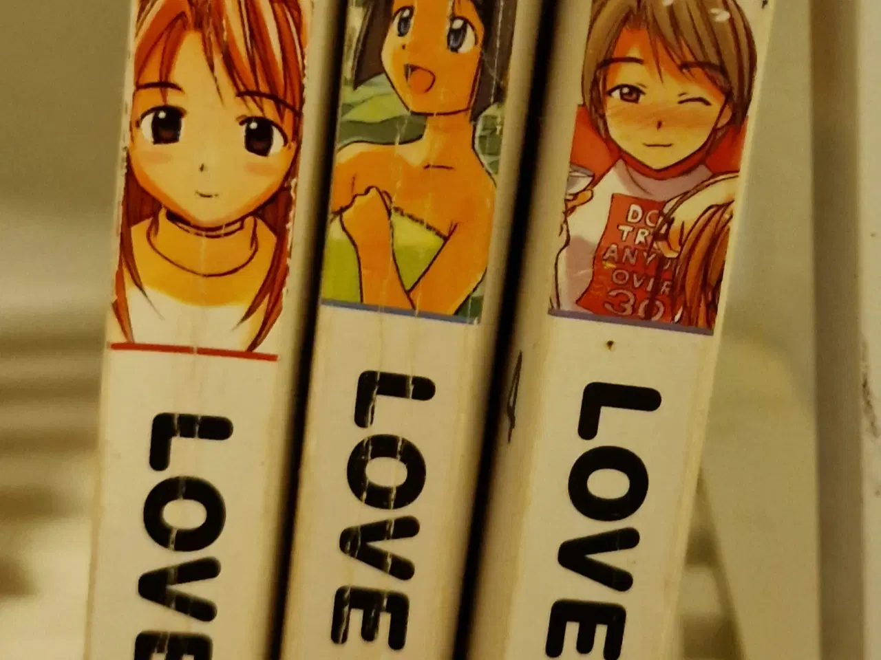 Billede 1 - Love Hina Manga - bog 1,2,4 på DANSK !