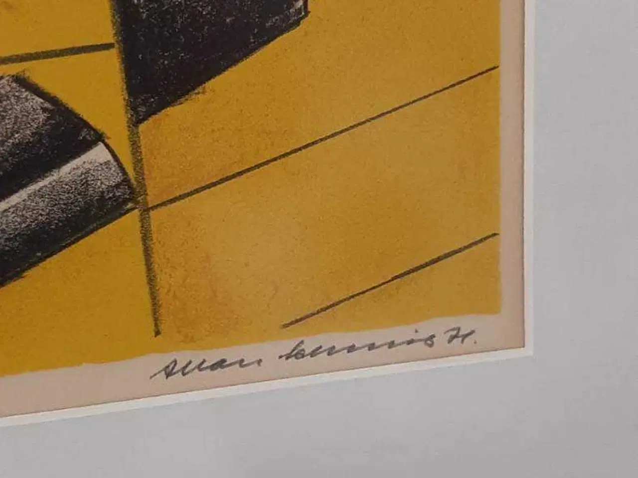 Billede 3 - Litografi af Allan Schmidt