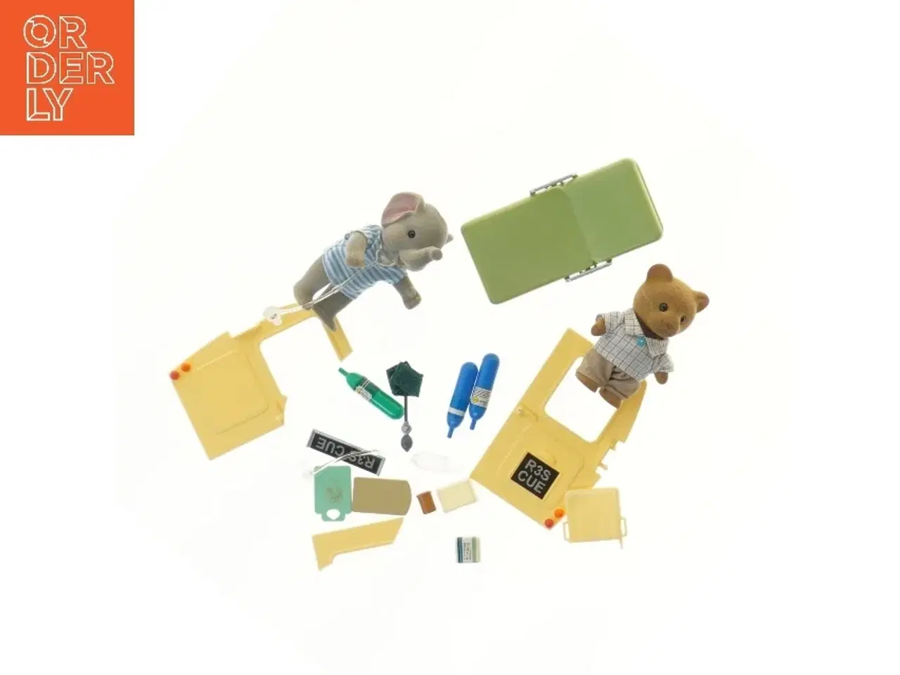 Billede 4 - Ambulance byggesæt med figurer (str. 15x31x14,5 cm) fra sylvanian