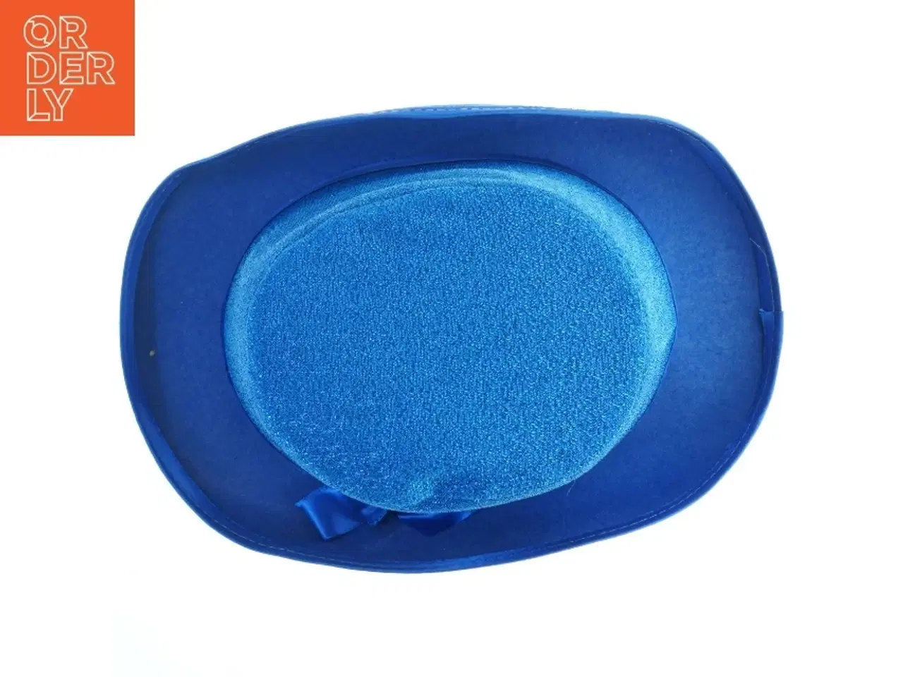 Billede 4 - Blå glitter hat (str. Ø. 30 cm)