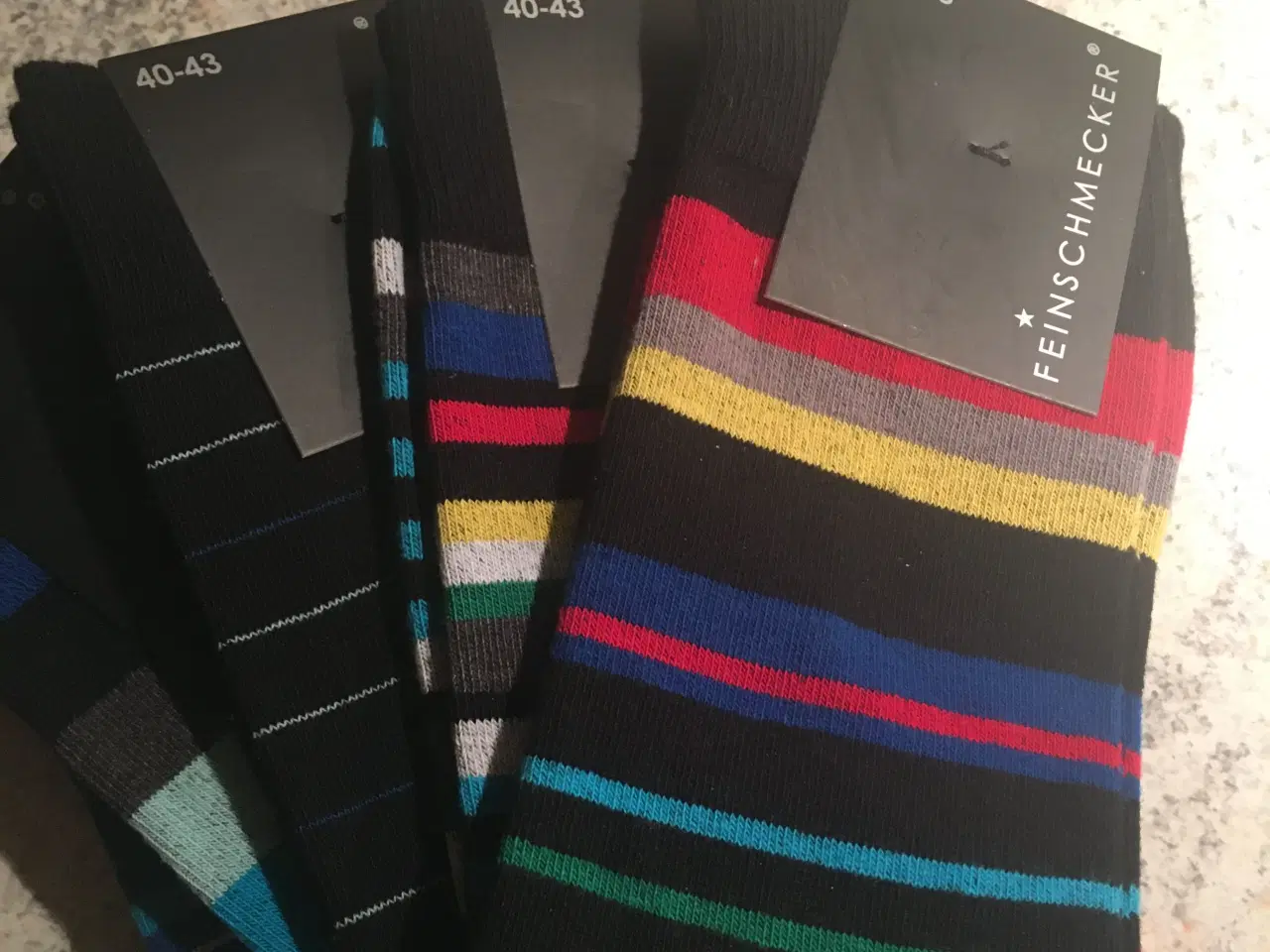 Billede 2 - 5 par helt nye herrestrømper str. 40-43 