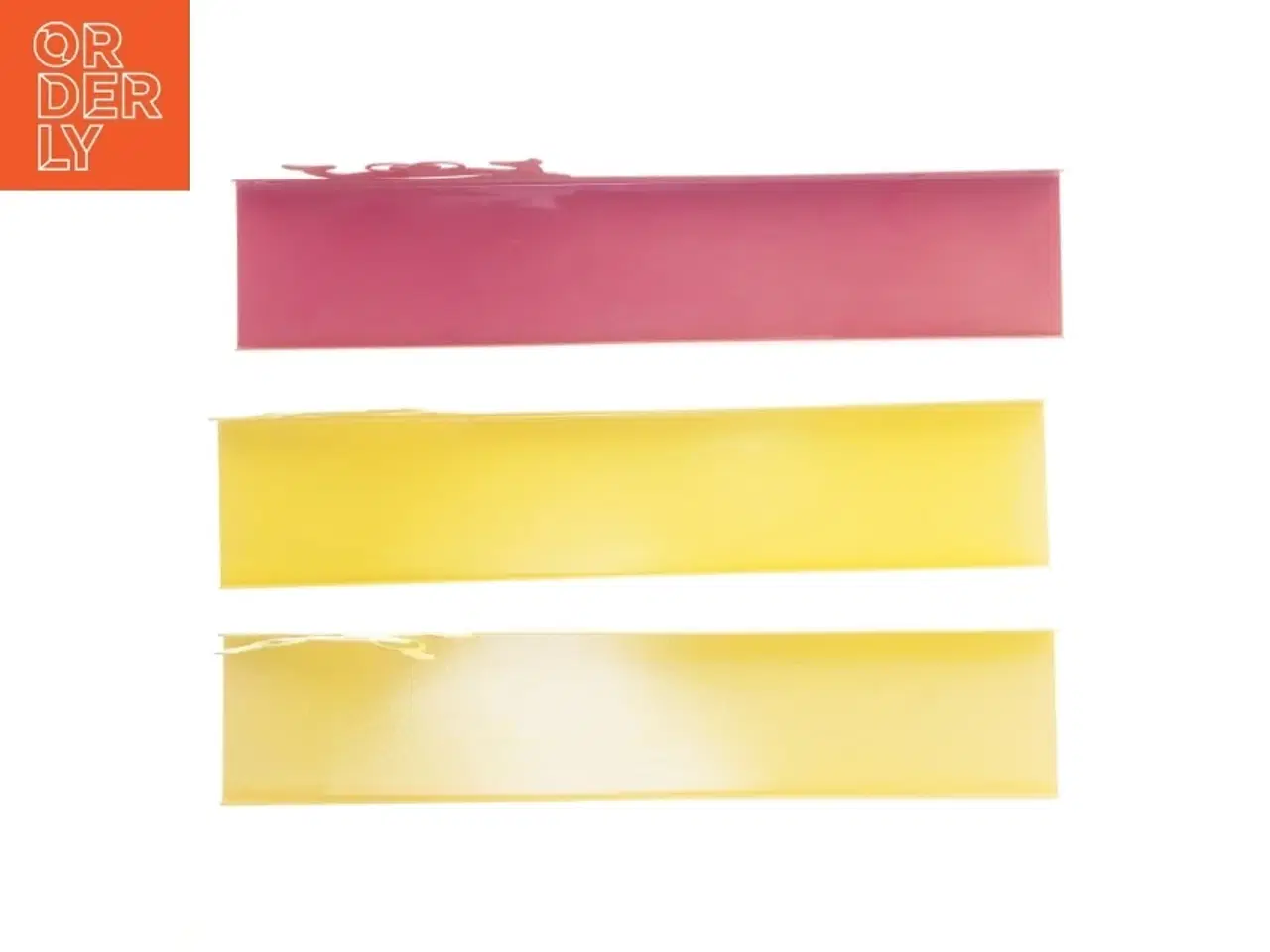 Billede 2 - Farverige dekorative hylder (str. 45 cm. 3 styk)