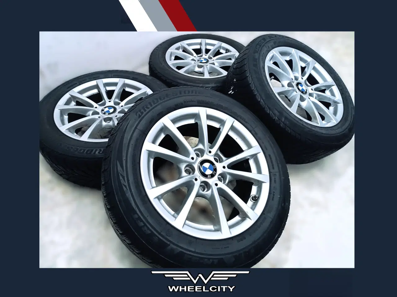 Billede 1 - 5x120 16" ET31, nav 72,6ø BMW vintersæt inkl.TPMS