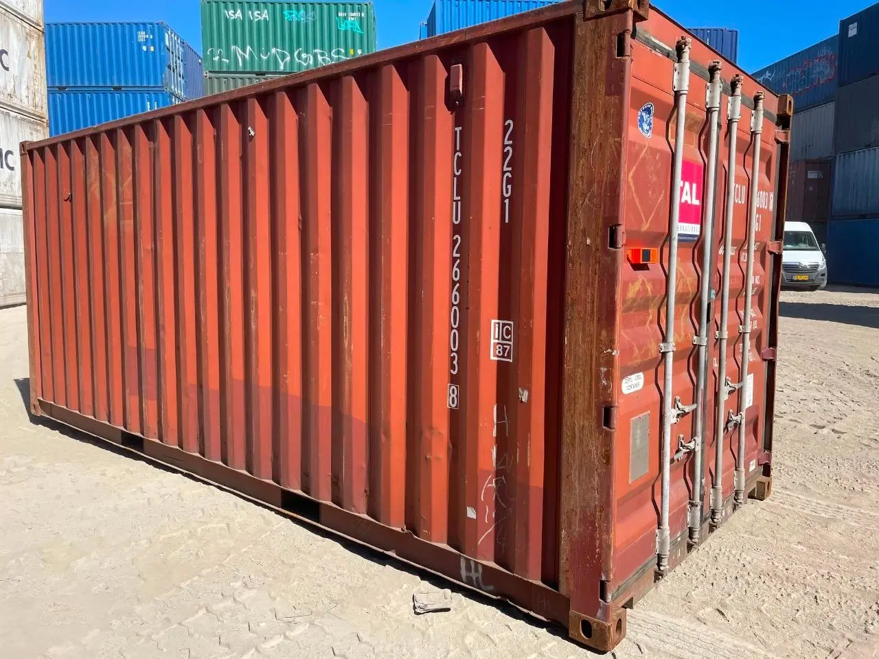 Billede 4 - 20 fods Container- ID: TCLU 266003-8 -Hvidovre 