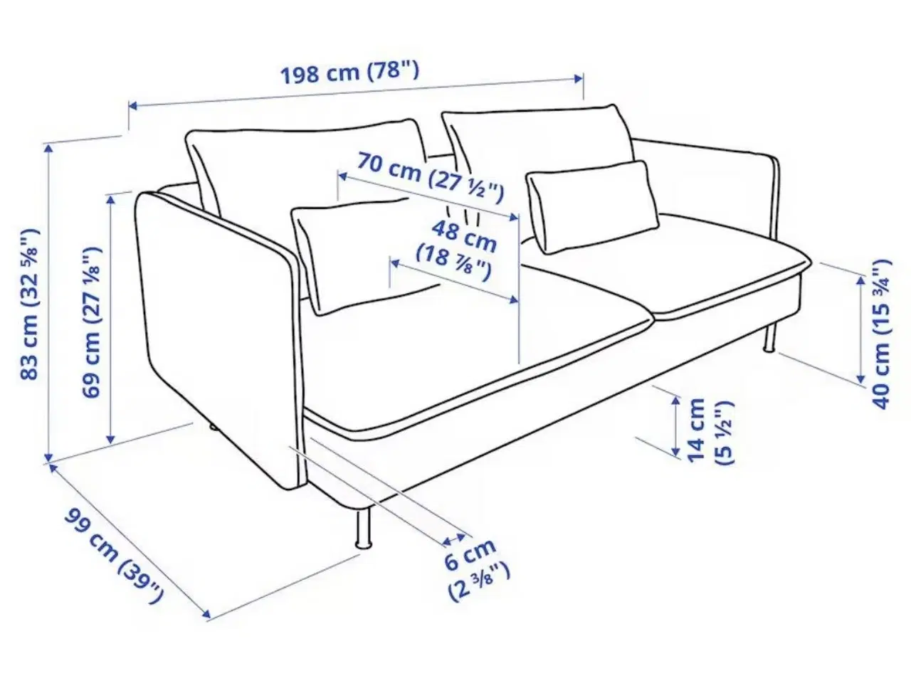 Billede 6 - 3-Pers sovesofa Norsminde, lysegrå